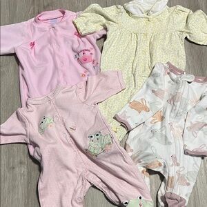3/$20 Pink and Yellow Kids One Piece Set
